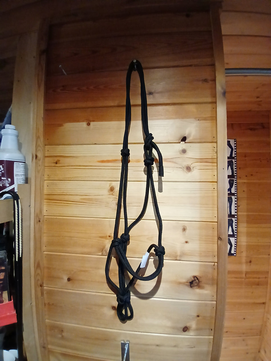 Black Rope Halter