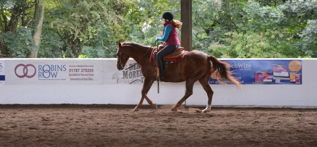 English Rider Learns a Trick or Two at Western Experience Day