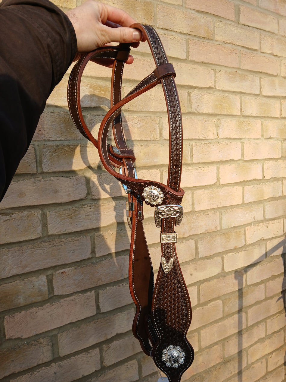 Headstall with Silver Accents