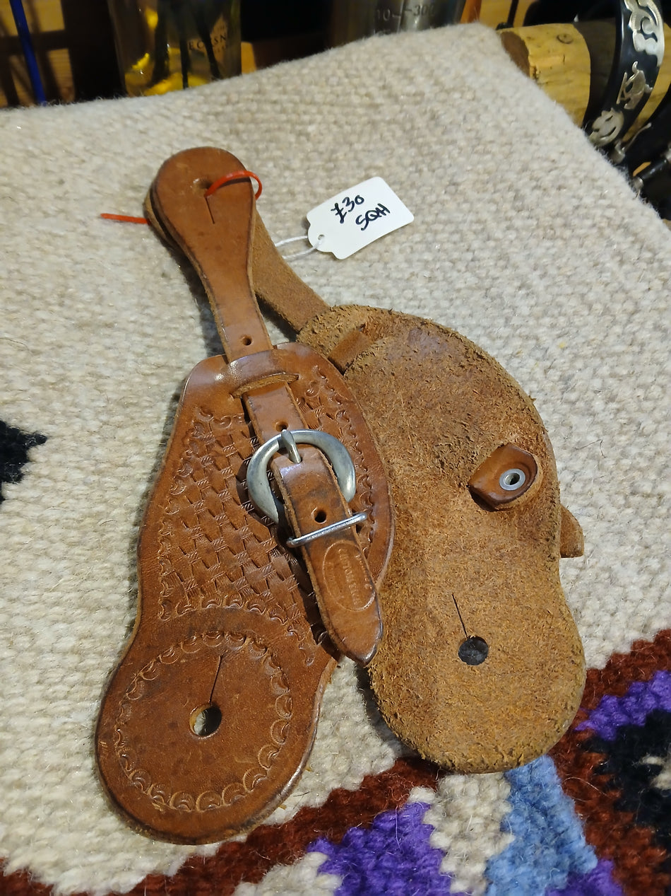 Basket Weave Spur Straps