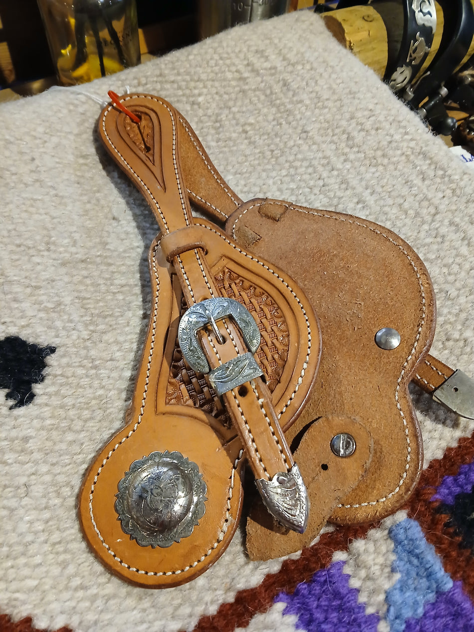 Basket Weave & Silver Spur Straps
