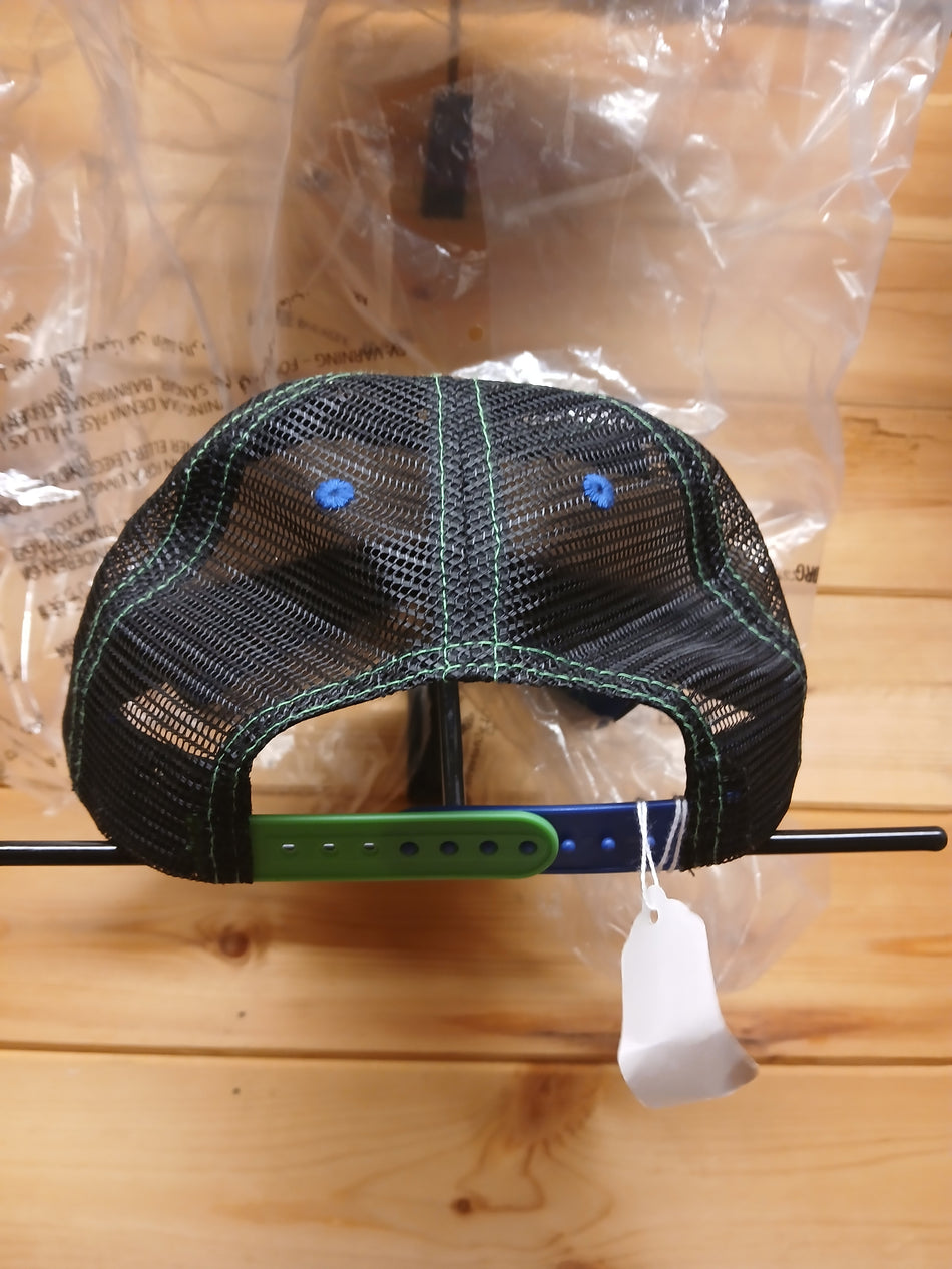 Greeley Hat Works Black and Green Trucker Cap