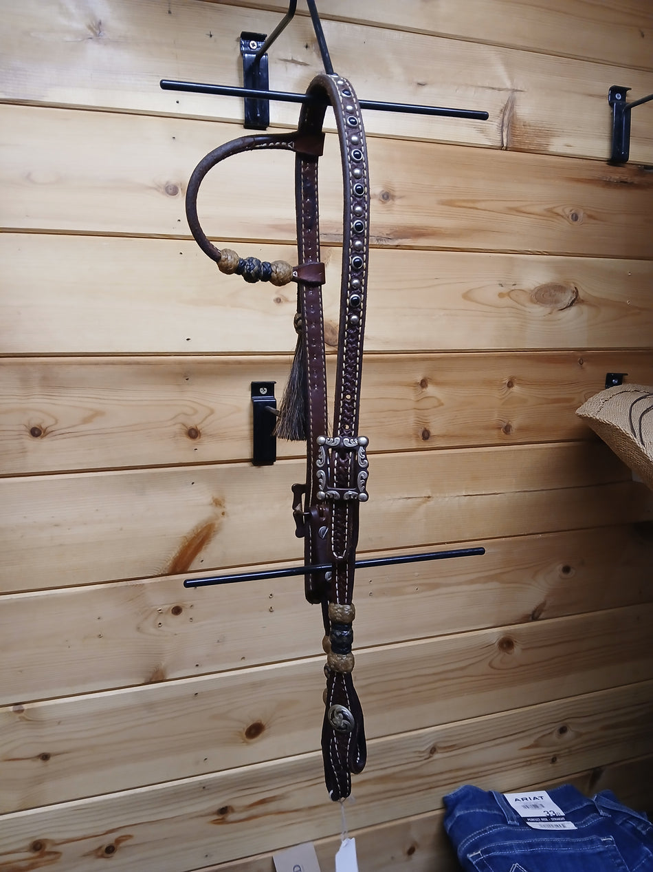 Leather, Rawhide & Horsehair Headstall