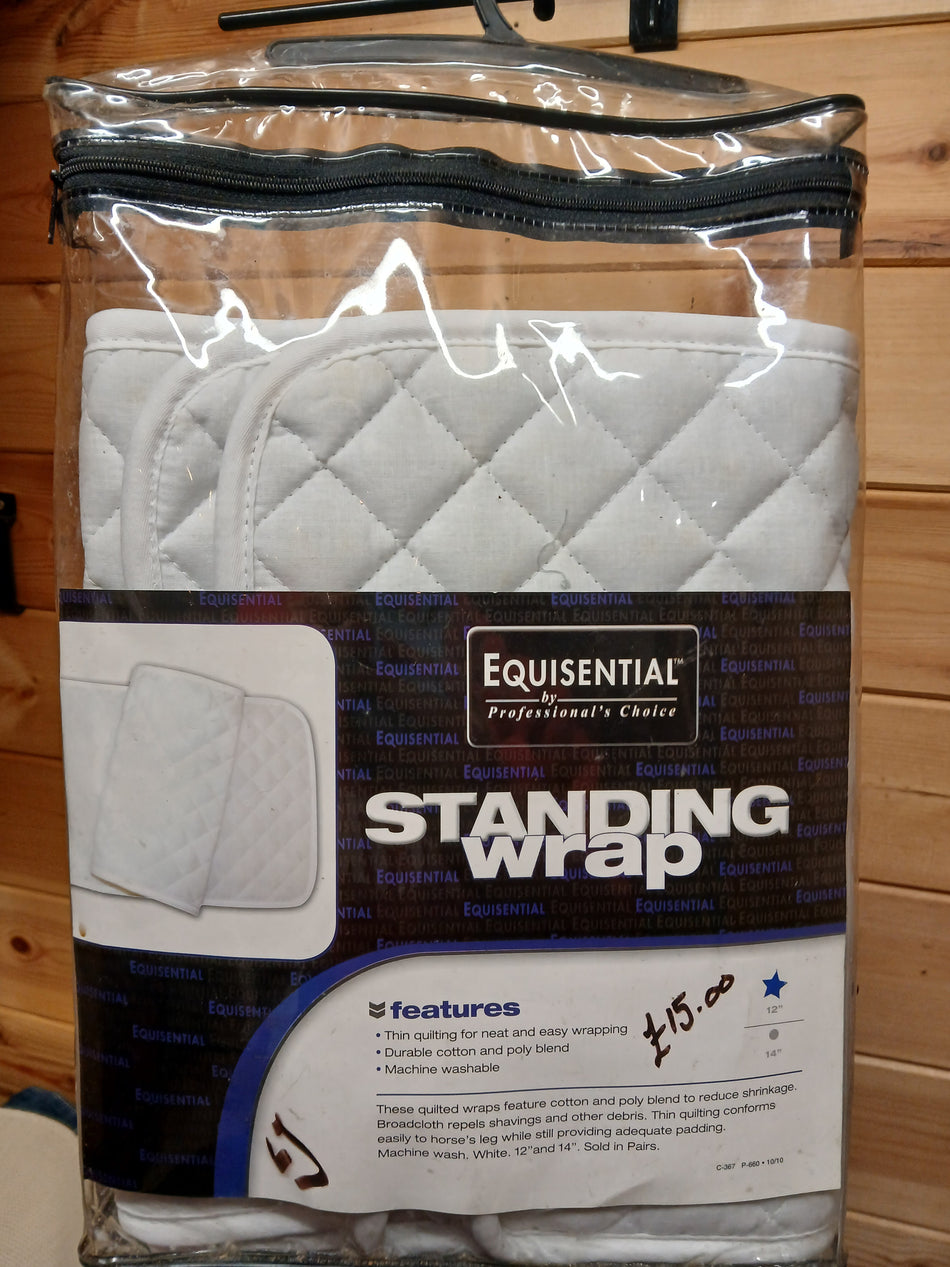 Equisential Professionals Choice White Standing Wrap Pair