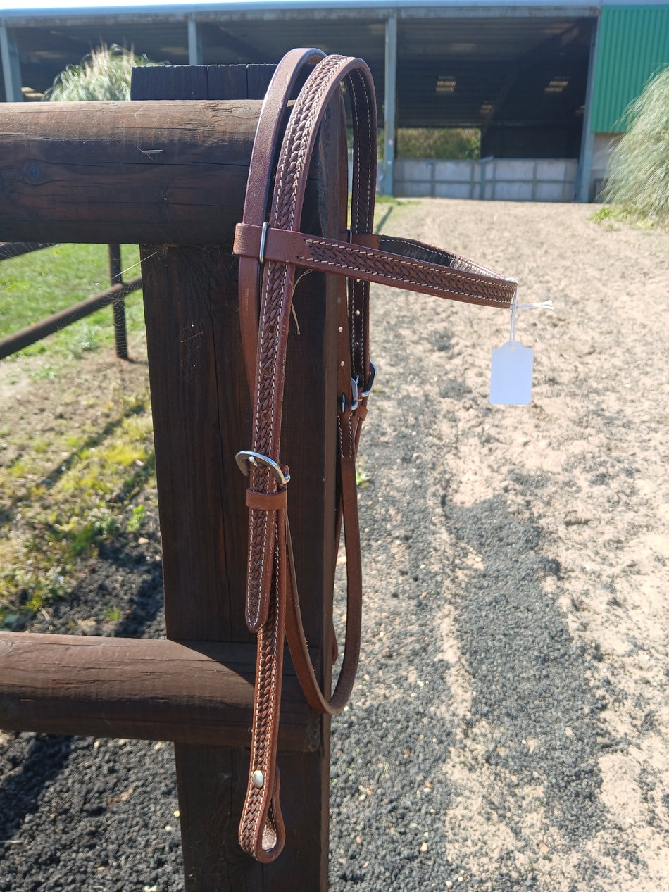 Basket Weave Headstall