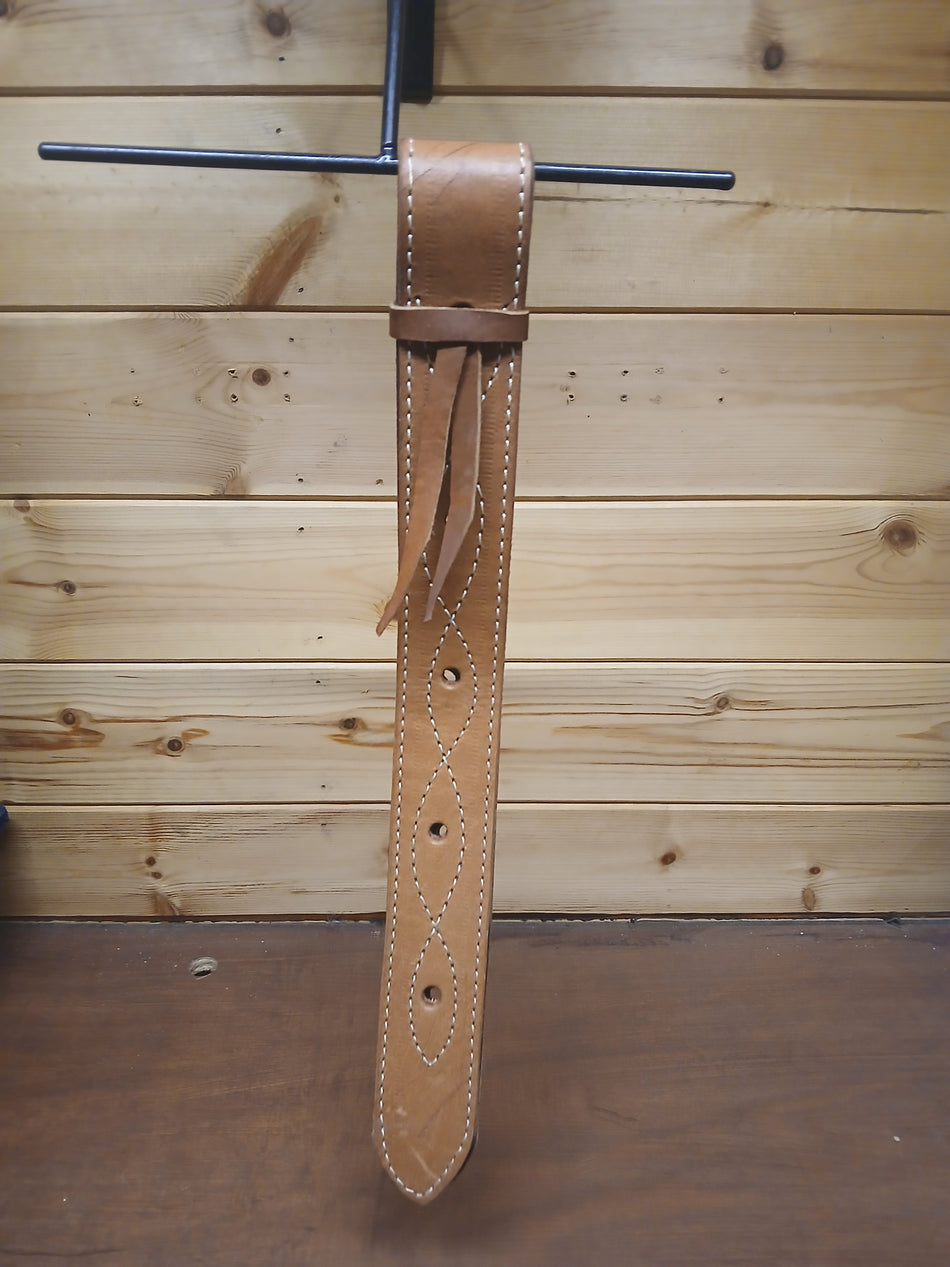 Leather Off Billet with Stitching (Light)