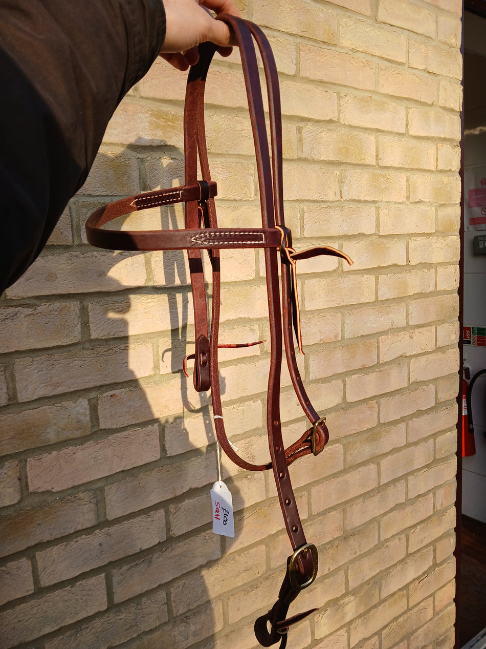 Contrast Stitched Headstall