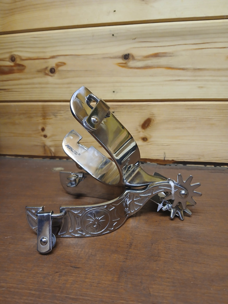 Silver Spider Spurs