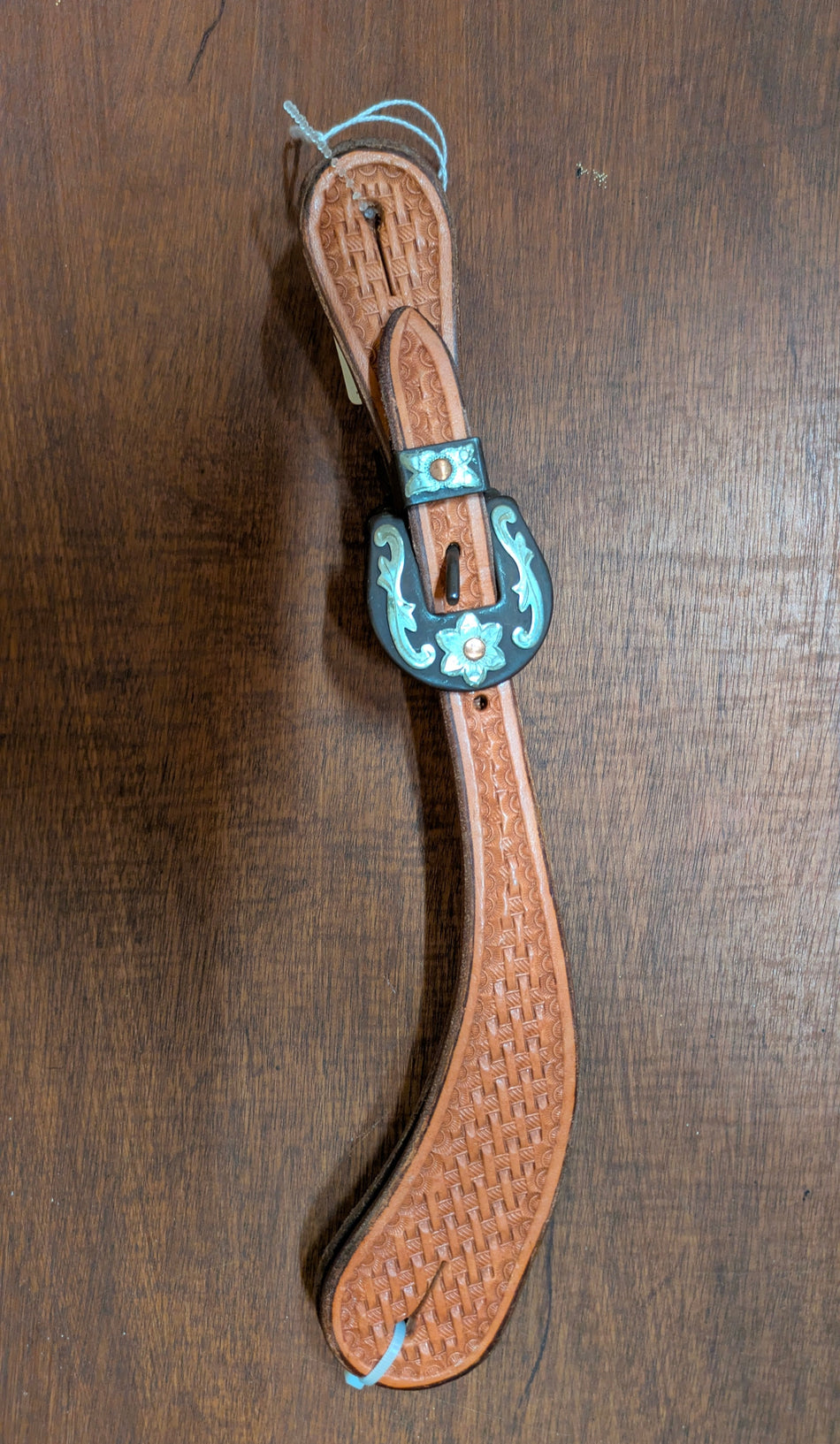 Basket Weave Spur Straps