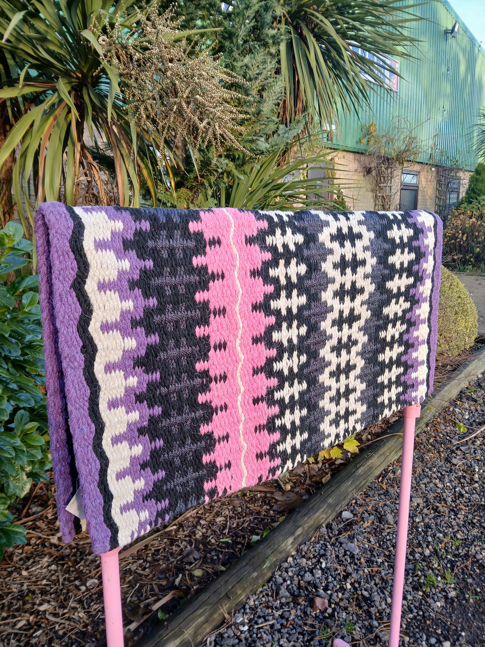 Pink, Purple and Black Show Blanket