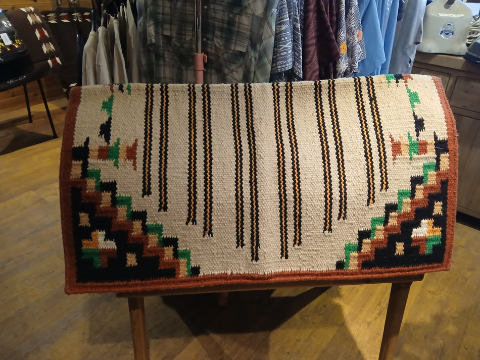 Multicoloured Striped Patterned Show Blanket