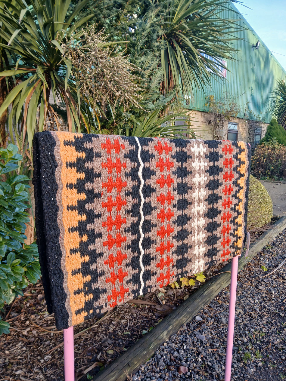 Black, Red & Orange Show Blanket