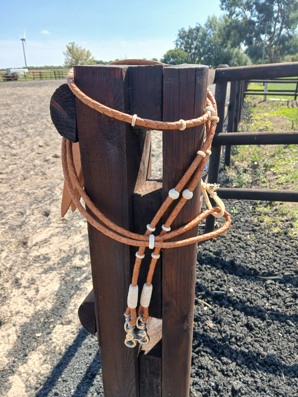 Kangaroo Leather Romal Reins