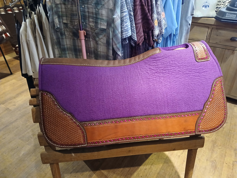 Purple Felt Western Pad