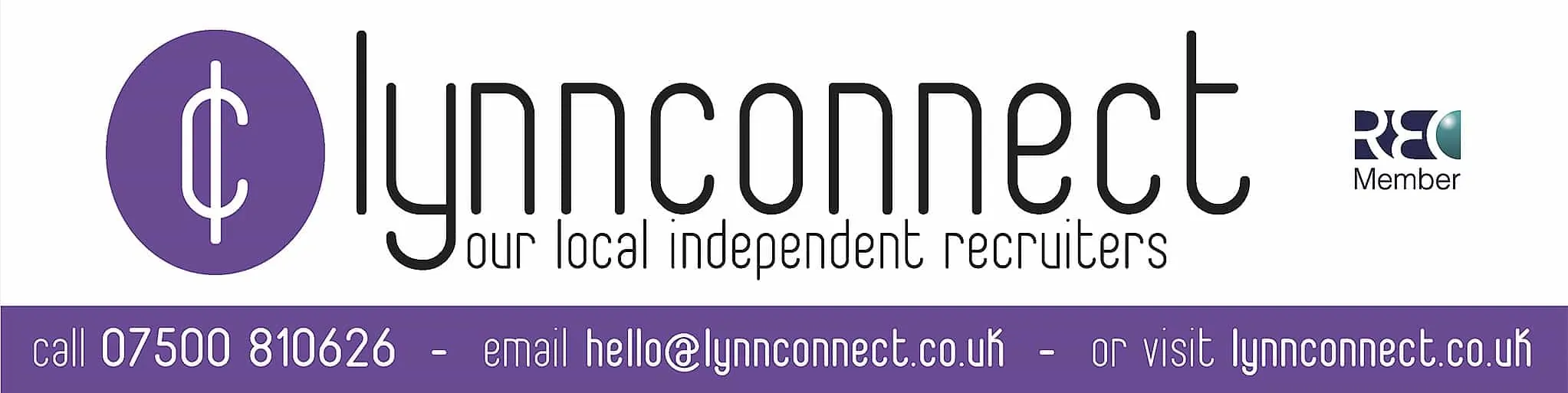 Lynnconnect recruitment banner