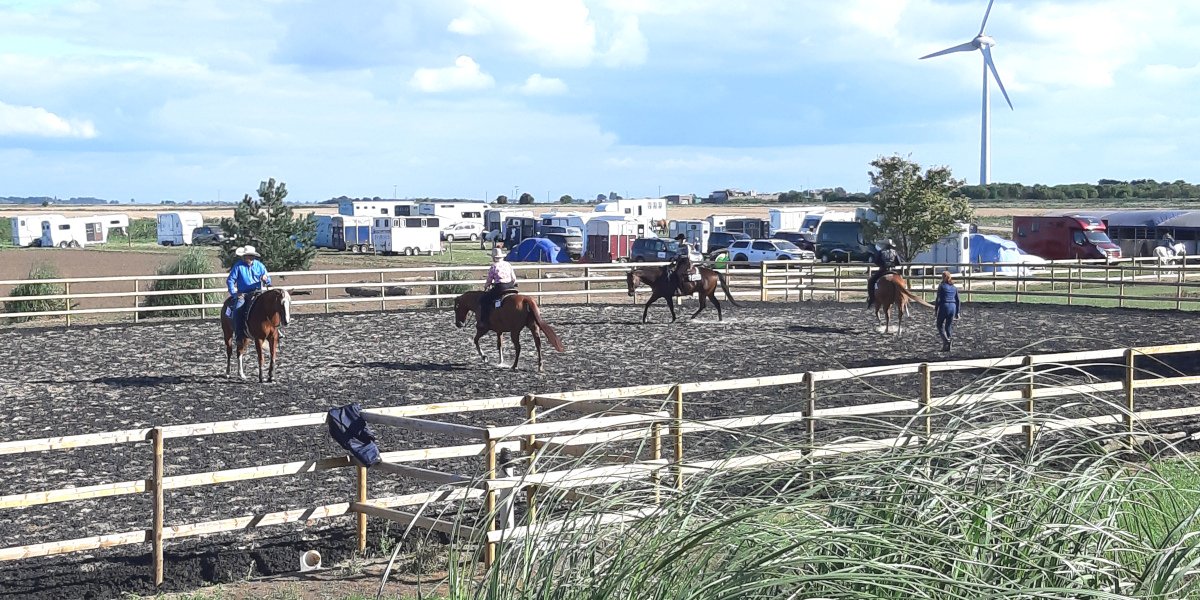 Outdoor Arena at Sovereign Quarter Horses